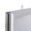 Oboustranný závěsný klaprám 762x1016 mm, ostrý roh, profil 25 mm